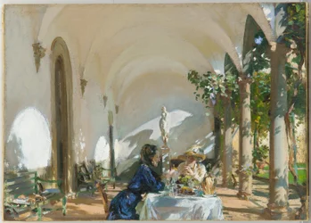 Petit déjeuner dans la loggia, 1910